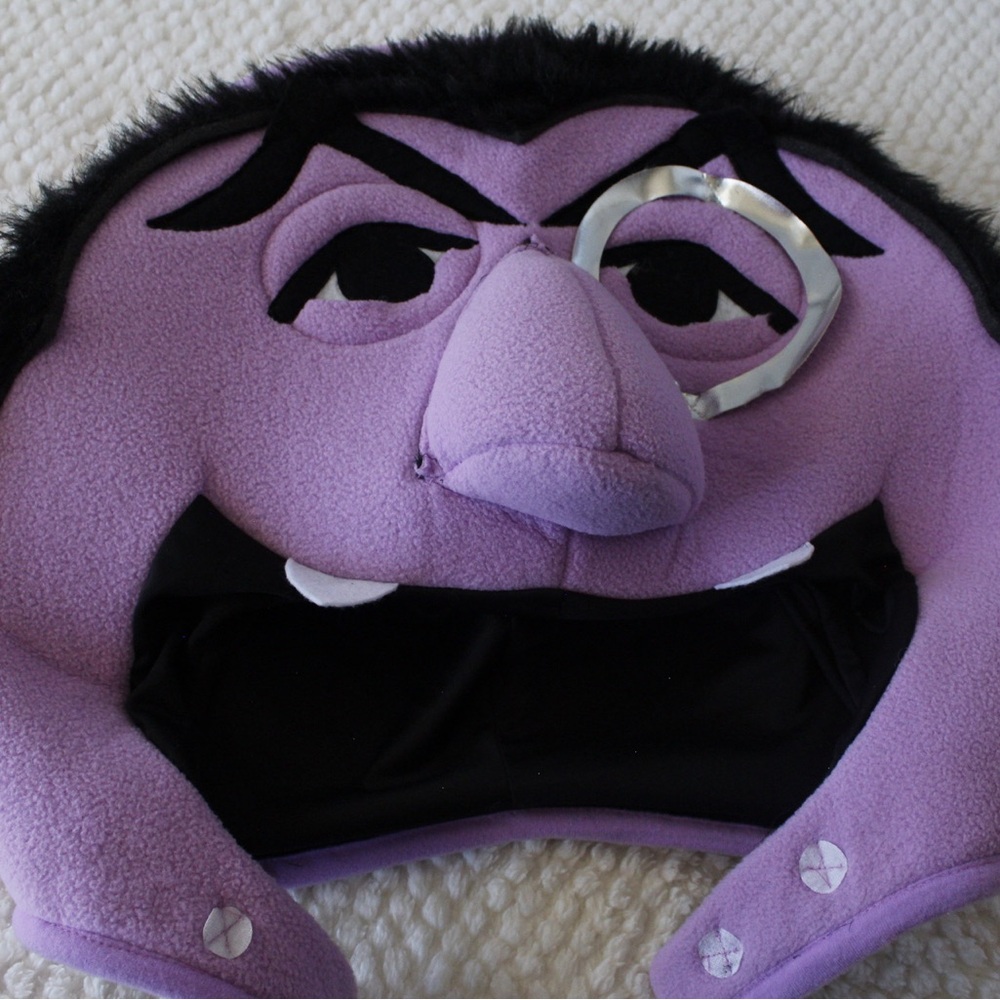 Disguise Brand Count Von Count From Sesame Street Headpiece Costume